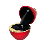 Lifestyle photo of Initial Ring with Luxury Rosebox with Light as meaningful love gift