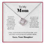 Sterling Silver Necklace - With Real Rose - Amazing Mom custom engraving detail and material quality