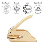 Custom Book Embosser gift-ready packaging with rose box presentation
