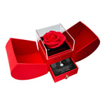 Lifestyle photo of Sterling Silver Necklace - Heart Box - To My Baby as meaningful love gift