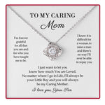 Unboxing experience of Sterling Silver Necklace - With Real Rose - Caring Mom personalized gift