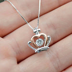 Crown necklace - To my wonderful Daughter gift-ready packaging with rose box presentation