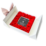Lifestyle photo of Sterling Silver Necklace - Luxury Rose Box - To My Love as meaningful love gift