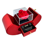 Gift wrapping and surprise packaging for Crystal Necklace - With Real Rose - To my Mom