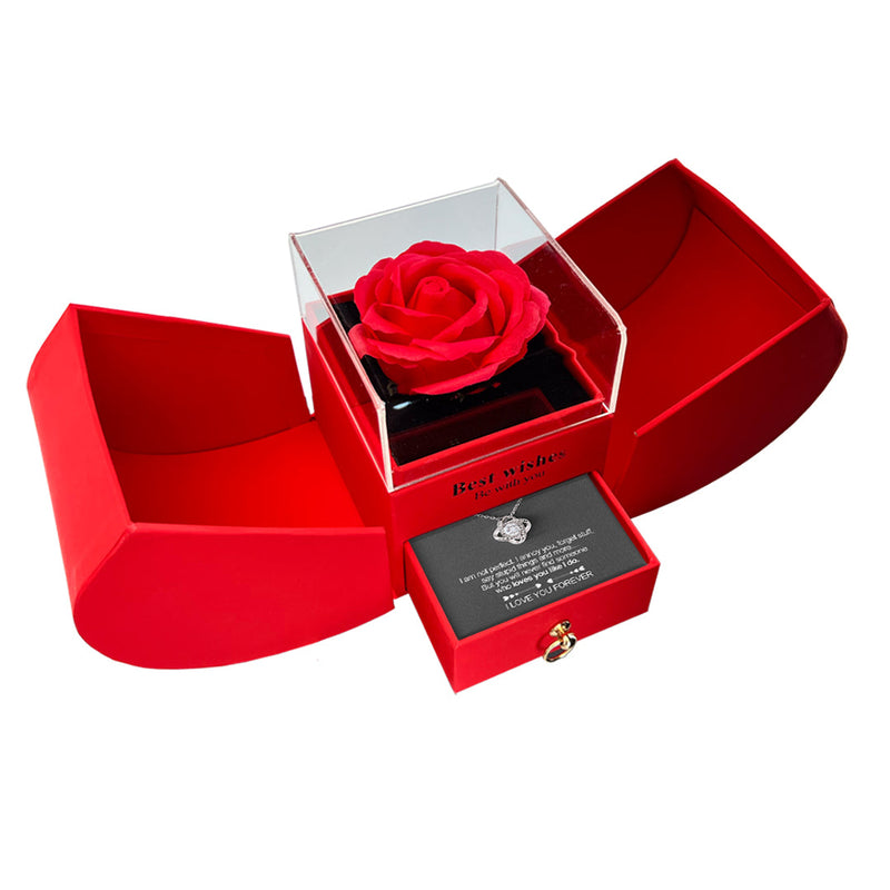 Close-up detail of Sterling Silver Necklace - Heart Box - To My Love showing premium quality craftsmanship