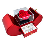 Unboxing experience of Sterling Silver Necklace - With Real Rose - To my future Wife personalized gift