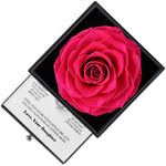 Side angle of personalized necklace Sterling Silver Necklace with Rose Box - Best Mom