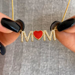 Crystal Heart Necklace - To my amazing Mom gift-ready packaging with rose box presentation