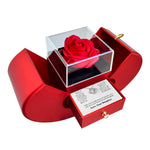 Unboxing experience of Sterling Silver Necklace - With Real Rose - Amazing Mom personalized gift