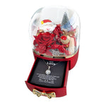 Side angle of personalized necklace Christmas Gift Set 