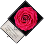Gift wrapping and surprise packaging for Sterling Silver Necklace with Rose Box - To My Friend´s Mom
