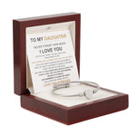 Heart Bracelet - Love You Forever “To my Daughter