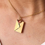 Personalized Necklace with Hidden Photo custom engraving detail and material quality