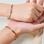 Close-up detail of Beyond Love Personalized Bracelets – Valentine’s Day Set showing premium quality craftsmanship