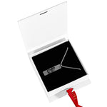 Personalized Eye Photo Necklace custom engraving detail and material quality