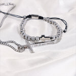 Close-up detail of Beyond Love Cross Bracelet & Necklace - To My Son showing premium quality craftsmanship