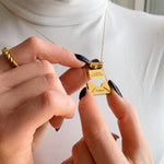 Side angle of personalized necklace Personalized photo Necklace - To my Mother