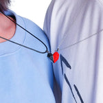 Close-up detail of Heart Necklace for Couples  - Forever Connected showing premium quality craftsmanship