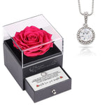Unboxing experience of Sterling Silver Necklace with Rose Box - To My Mom personalized gift