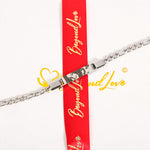Side angle of personalized bracelet Personalized Eye Photo Bracelet
