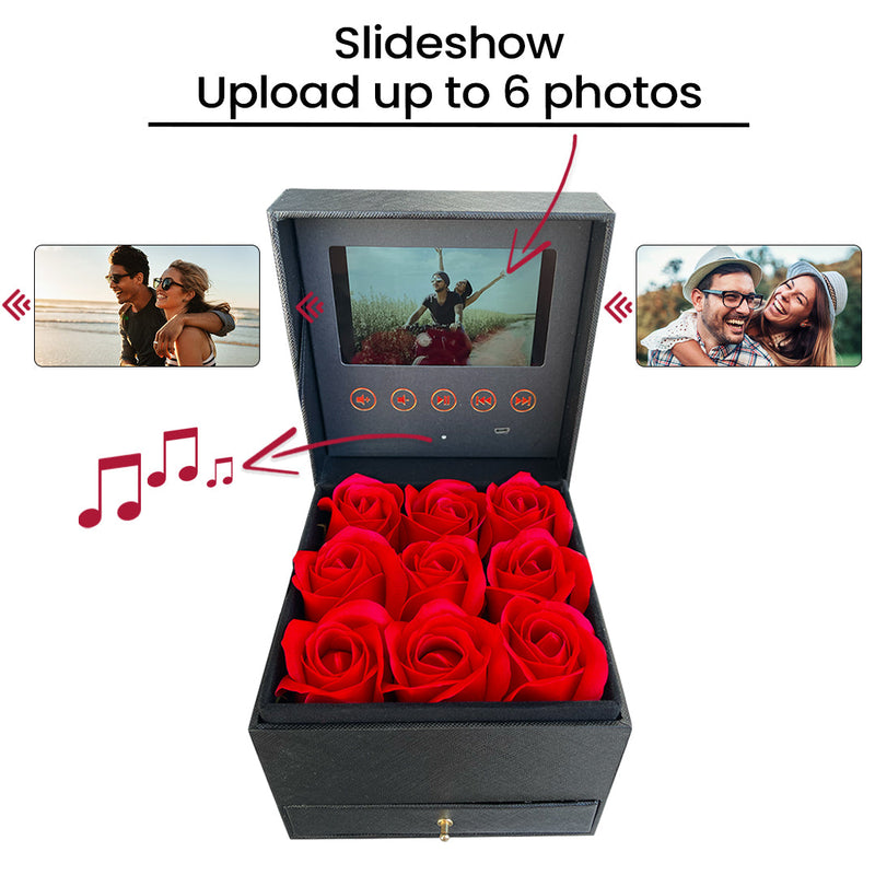 Close-up detail of Sterling Silver Necklace - Slideshow personalizable - To My Baby showing premium quality craftsmanship