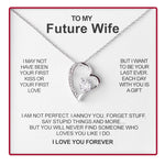 Gift wrapping and surprise packaging for Sterling Silver Necklace - With Real Rose - To my future Wife