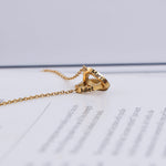 Engraved Heart Necklace with Surprise Rosebox - To My Love gift-ready packaging with rose box presentation
