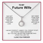 Sterling Silver Necklace - With Real Rose - Future Wife worn styling photo showing elegant design