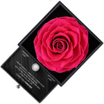 Lifestyle photo of Sterling Silver Necklace with Roses Gift Box - To My Baby as meaningful love gift