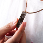 Personalized Eye Photo Necklace gift-ready packaging with rose box presentation