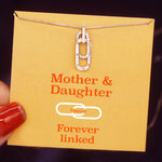 Mother & Daughter - Forever connected custom engraving detail and material quality