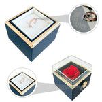 Light Projection Ring - LOVE FOREVER - With Rosebox custom engraving detail and material quality