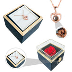 Unboxing experience of Personalized photo necklace - With Real Rose personalized gift