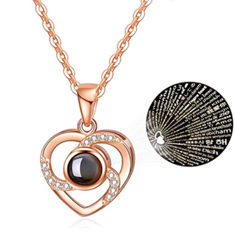 Eternal Flower Jewelry Box Rose Gift Box Necklace Wear Wedding Valentine's Day Gift