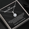 Crystal necklace - To my Mother in law