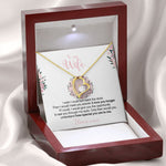 Sterling Silver Necklace - To my wife custom engraving detail and material quality