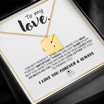 Gift wrapping and surprise packaging for Necklace with Hidden Love Letter – Romantic Gift for Her