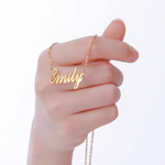 Luxury necklace - Customizable Name gift-ready packaging with rose box presentation