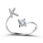 Lifestyle photo of Personalized initial ring - To my favorite Person as meaningful love gift