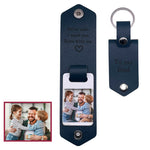 Lifestyle photo of Personalized photo Keychain - To my Dad as meaningful love gift