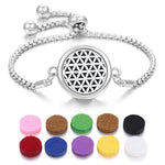 Side angle of personalized bracelet Aroma Bracelet - Carry Their Scent Everywhere You Go