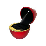 Luxury Ring Box with Light gift-ready packaging with rose box presentation