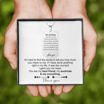 Stainless steel - To my Darling gift-ready packaging with rose box presentation