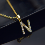 Lifestyle photo of Luxury necklace - Initial as meaningful love gift