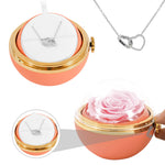 Engraved Necklace - With Real Rose - To My Love custom engraving detail and material quality