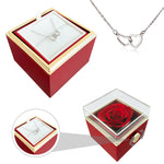 Unboxing experience of Engraved Name Necklace - With Real Rose personalized gift