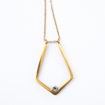 Ring Keeper Necklace  front view - Beyond Love