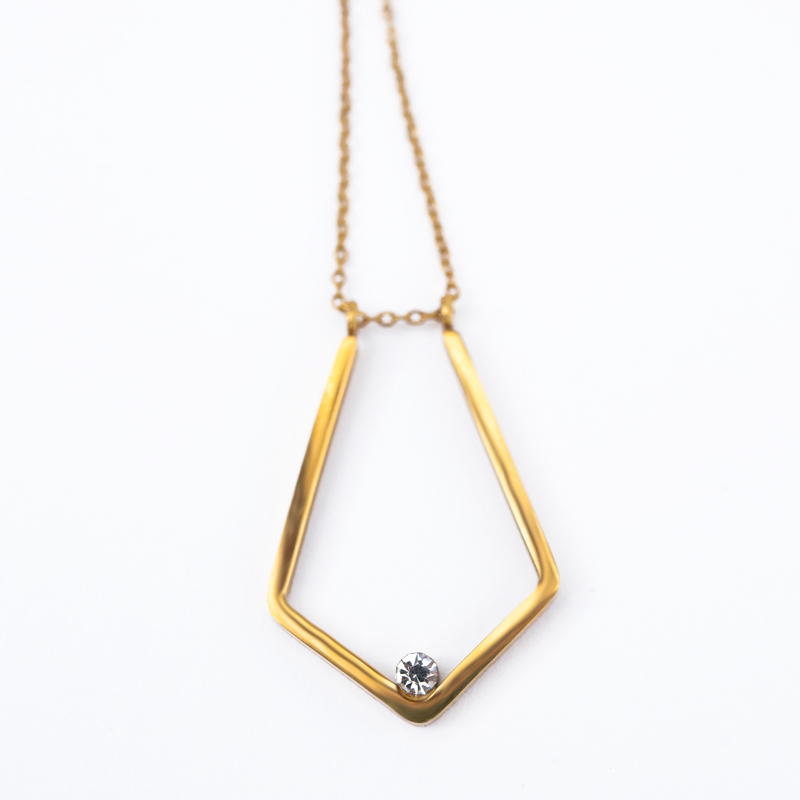 Ring Keeper Necklace  front view - Beyond Love