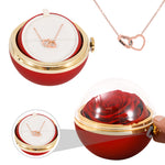 Unboxing experience of Engraved Necklace - With Real Rose - To My Love personalized gift
