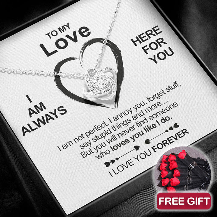 Necklace to my Darling + 10 roses for free  front view - Beyond Love